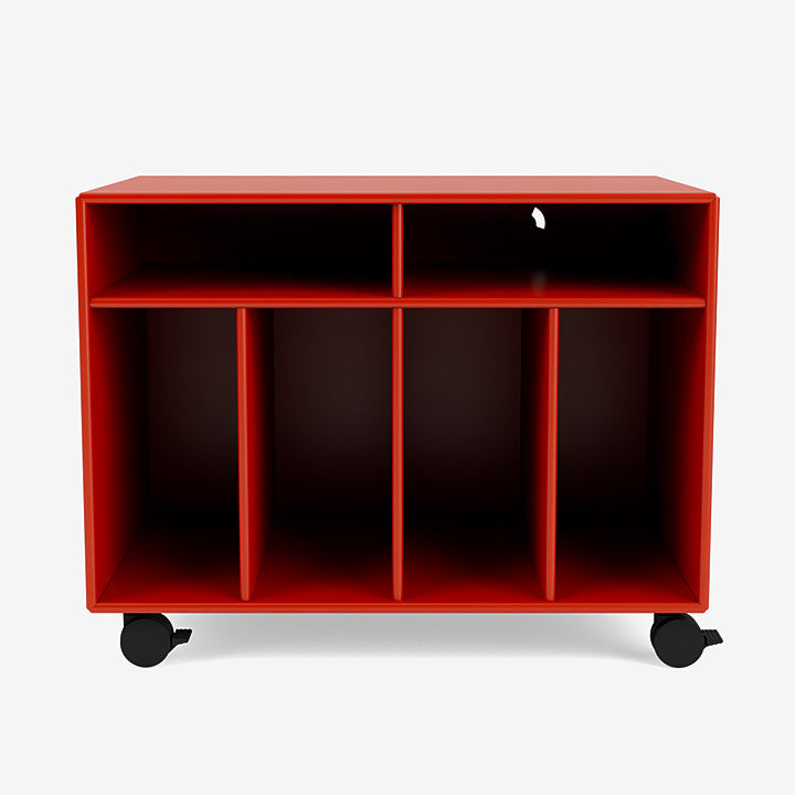 Module de Rangement Spin I par Peter J. Lassen - Montana-145 Rosehip-Roulettes h 6.8cm-The Woods Gallery