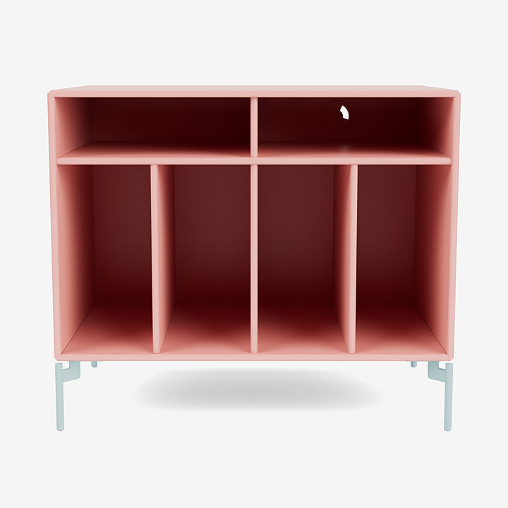 Module de Rangement Spin I par Peter J. Lassen - Montana-151 Rhubarb-Pieds h 12.6cm-The Woods Gallery