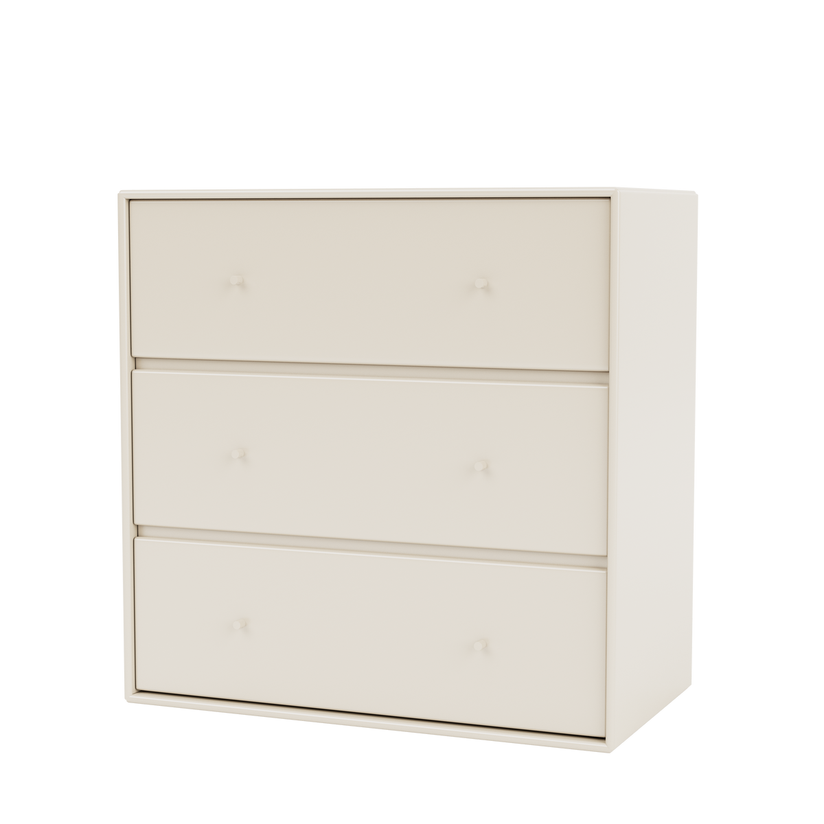 Commode Carry Quick Ship, laque 158 Oat, suspendu au mur, packshot Montana