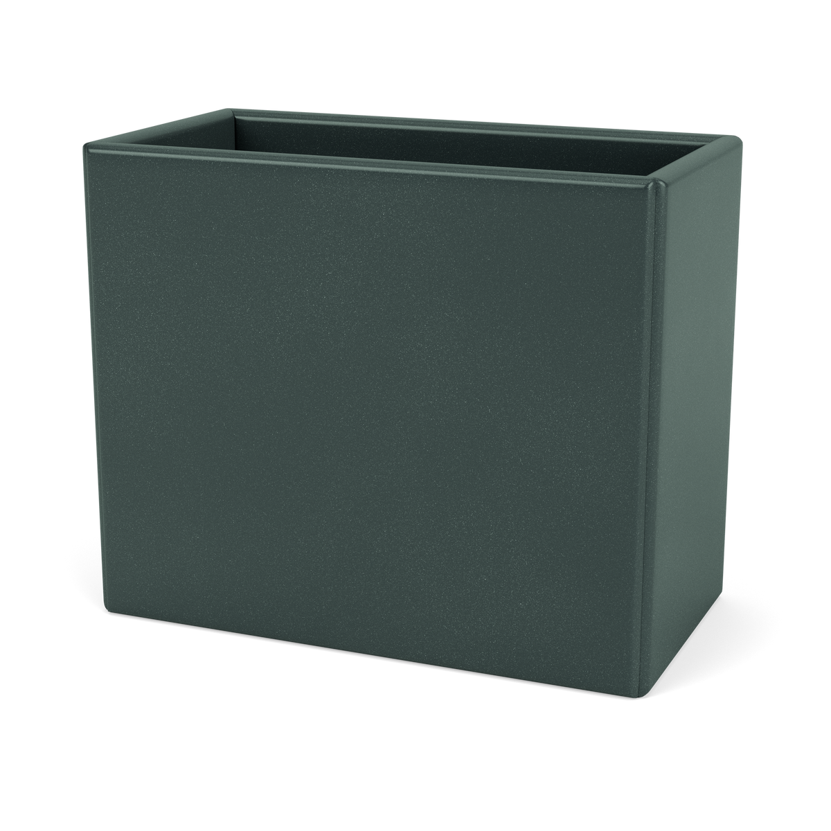 Organiseur COLLECT Montana laqué 163 Black Jade, vue de trois quarts