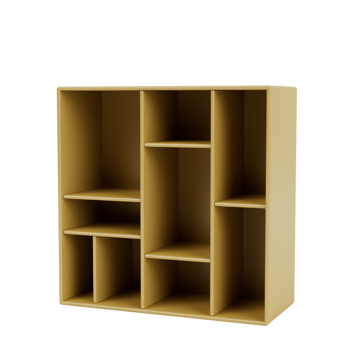 Étagère Compile Quick Ship, laque 157 Cumin, suspendu au mur, packshot Montana