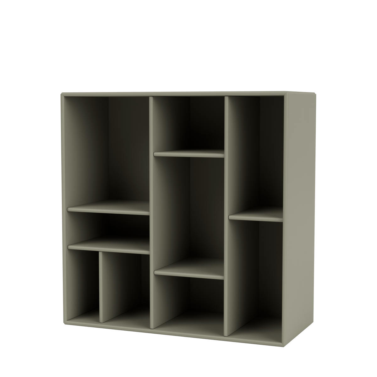 Étagère Compile Quick Ship, laque 144 Fennel, suspendu au mur, packshot Montana