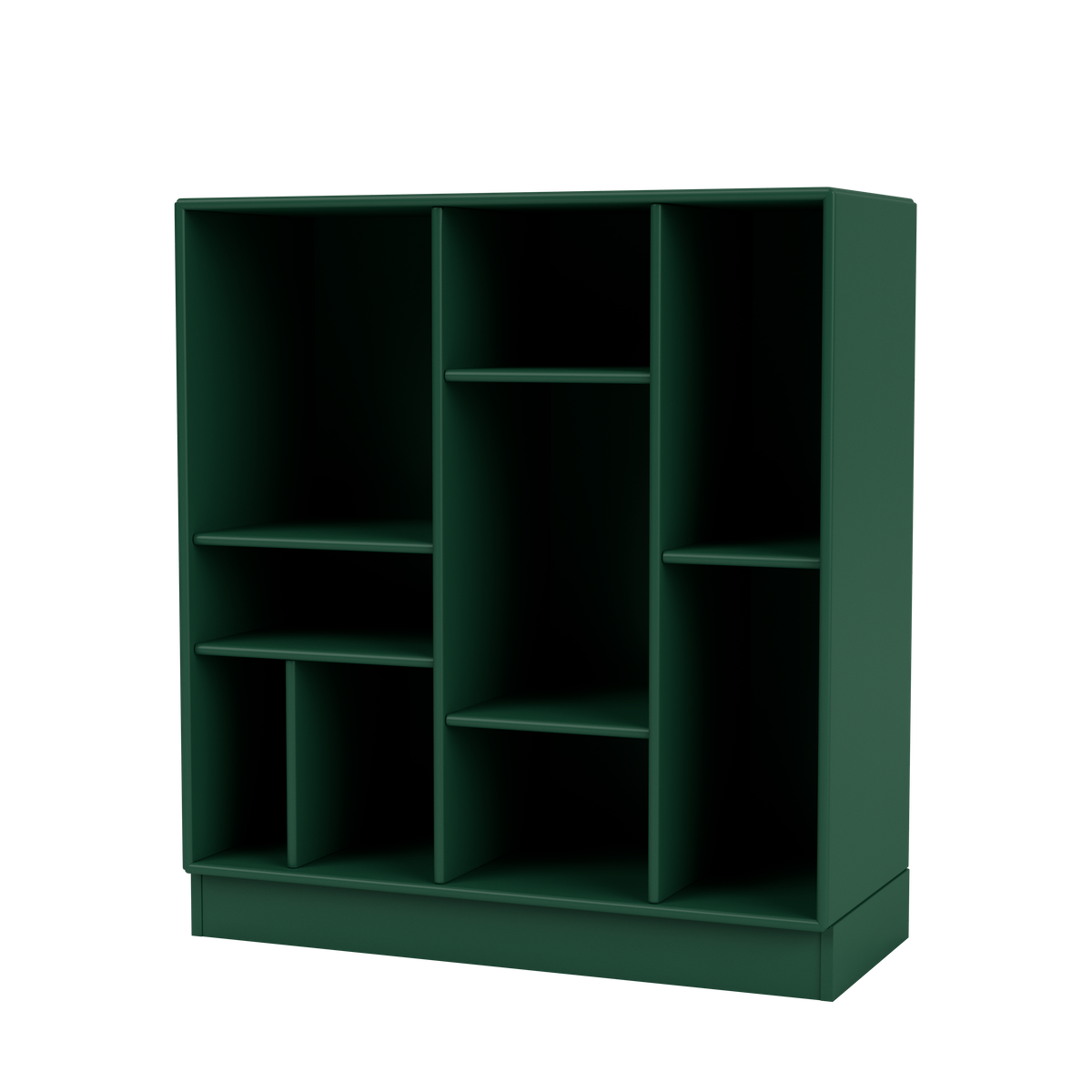Étagère Compile Quick Ship, laque 136 Pine, sur socle de 7 cm, packshot Montana
