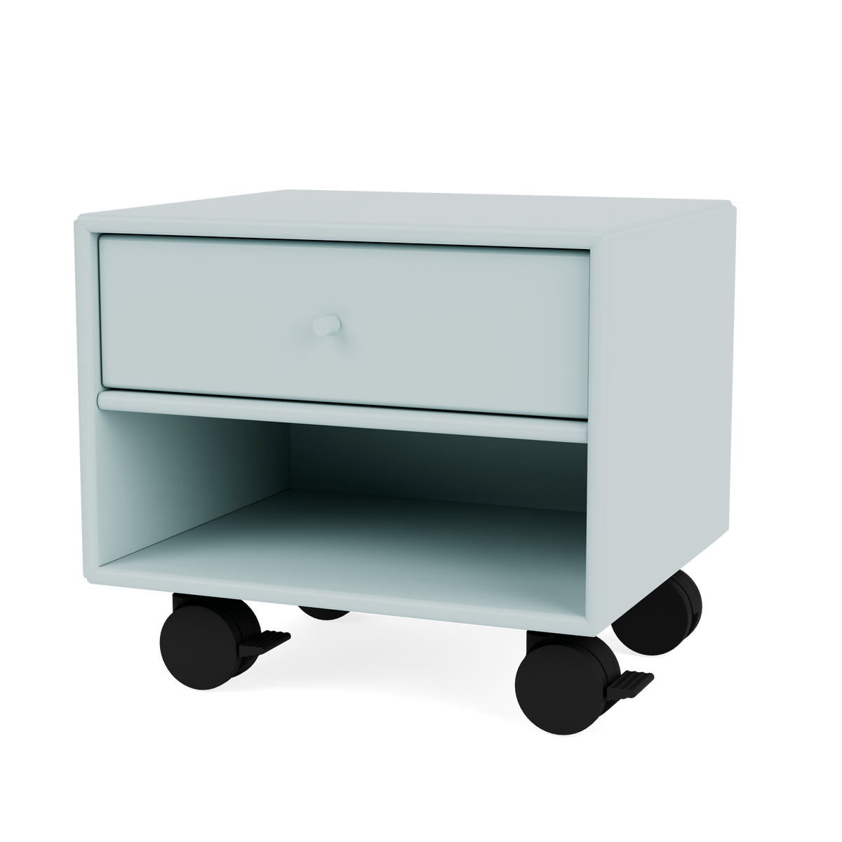 Table de nuit Dash Quick Ship, laque 148 Flint, packshot Montana