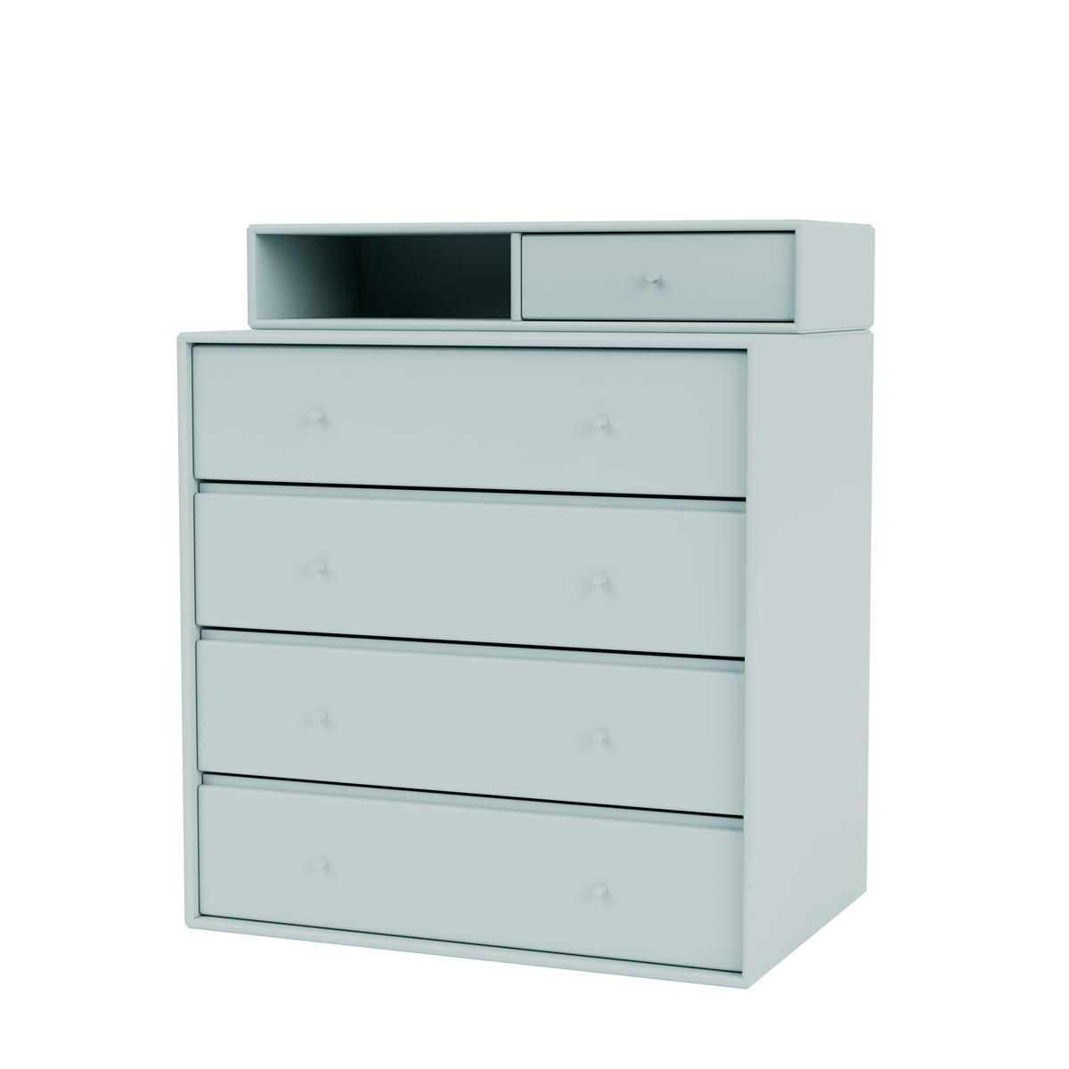 Commode Keep Quick Ship, laque 148 Flint, suspendu au mur, packshot Montana