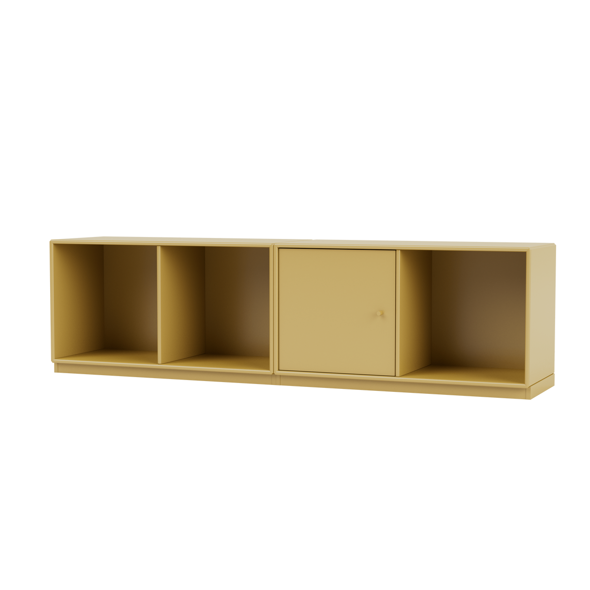 Buffet Line Quick Ship, laque 157 Cumin, sur socle de 3 cm, packshot Montana