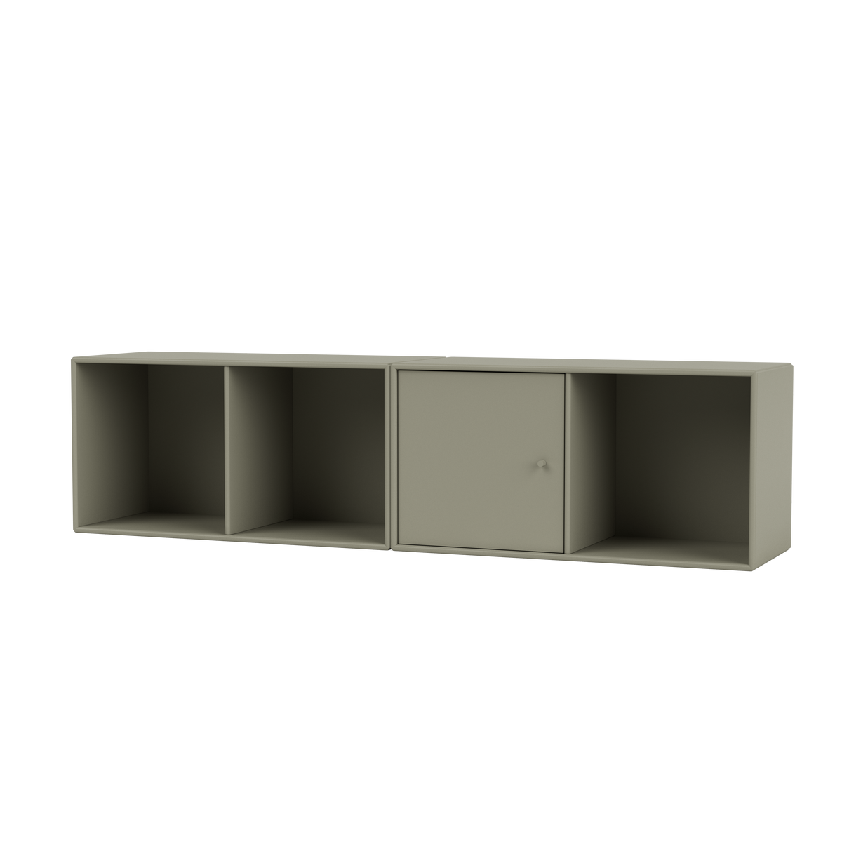 Buffet Line Quick Ship, laque 144 Fennel, suspendu au mur, packshot Montana