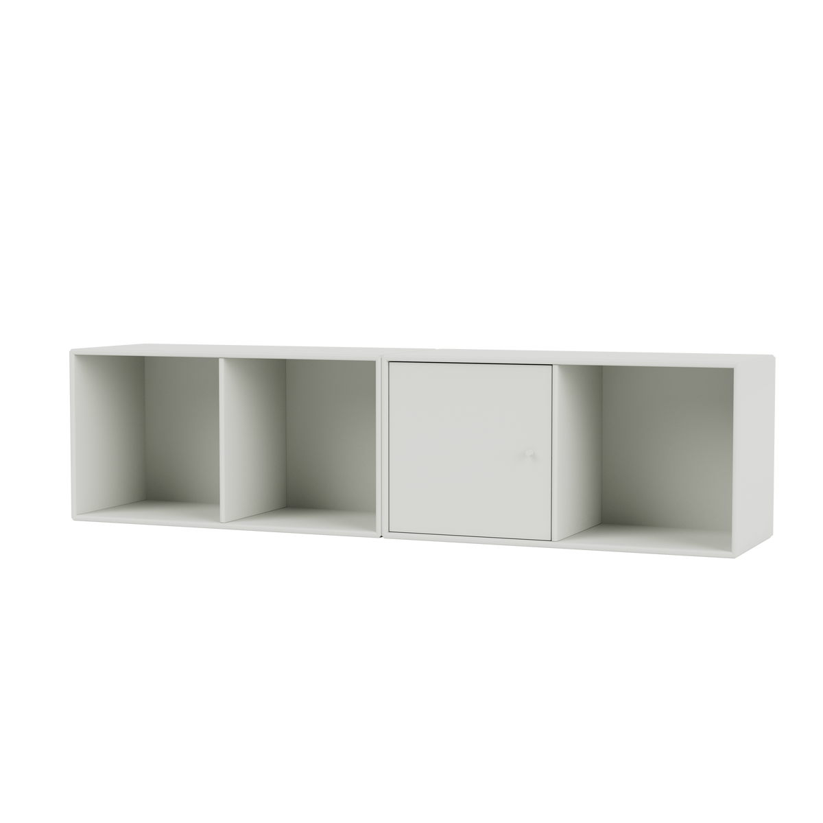 Buffet Line Quick Ship, laque 09 Nordic, suspendu au mur, packshot Montana