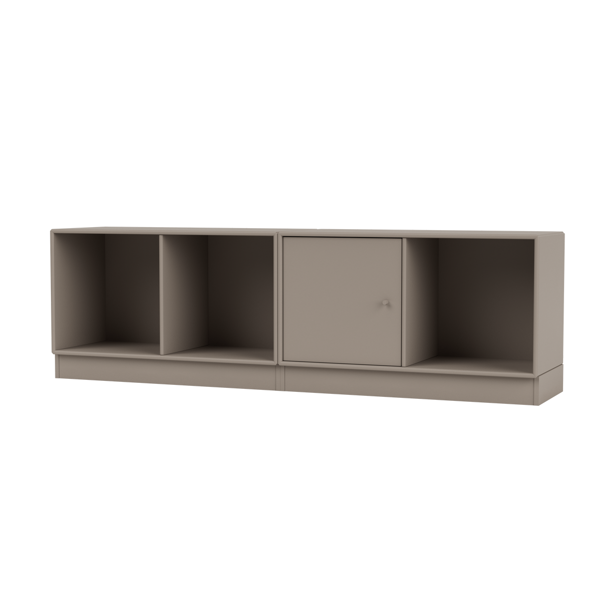 Buffet Line Quick Ship, laque 141 Truffle, sur socle de 7 cm, packshot Montana