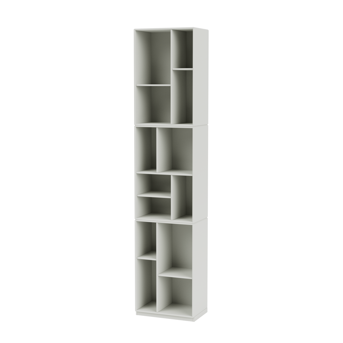 Étagère Loom Quick Ship, laque 09 Nordic, sur socle de 3 cm, packshot Montana