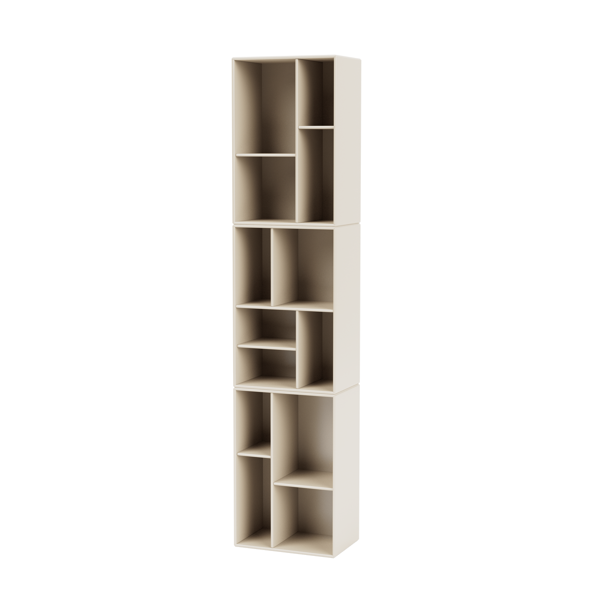 Étagère Loom Quick Ship, laque 158 Oat, suspendu au mur, packshot Montana