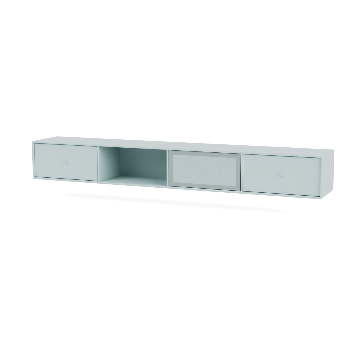 Meuble TV Octave VII Quick Ship, laque 148 Flint, packshot Montana