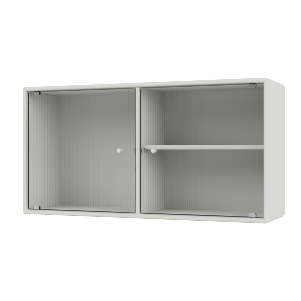 Vitrine Ripple I Quick Ship, laque 09 Nordic, packshot Montana