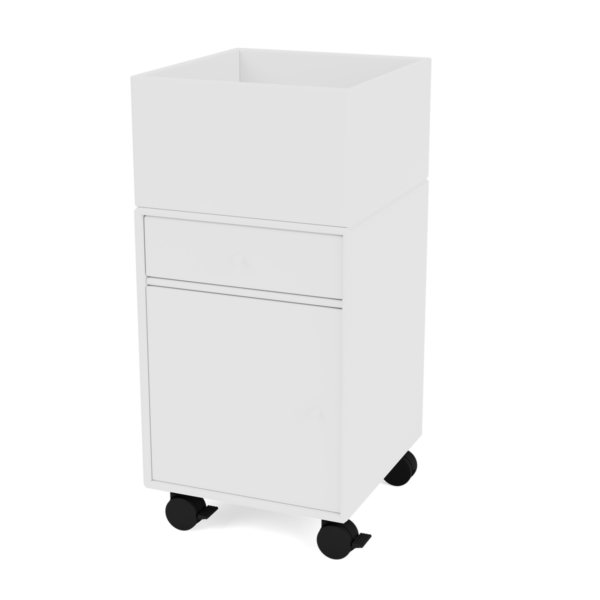 Caisson à roulettes Runner Quick Ship, laque 101 New White, packshot Montana