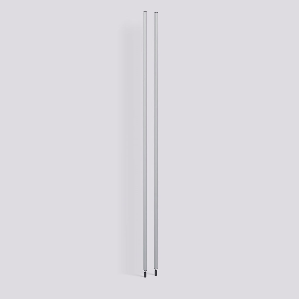 Montant Pier System de Ronan et Erwan Bouroullec - Hay-Aluminium anodisé naturel - Lot de 2-The Woods Gallery