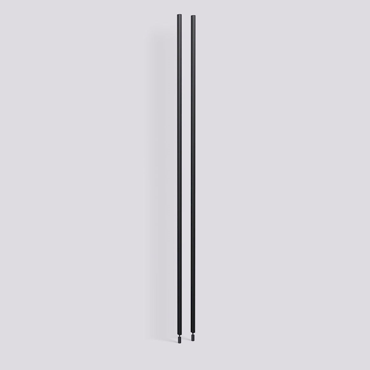 Montant Pier System de Ronan et Erwan Bouroullec - Hay-Aluminium anodisé noir - Lot de 2-The Woods Gallery