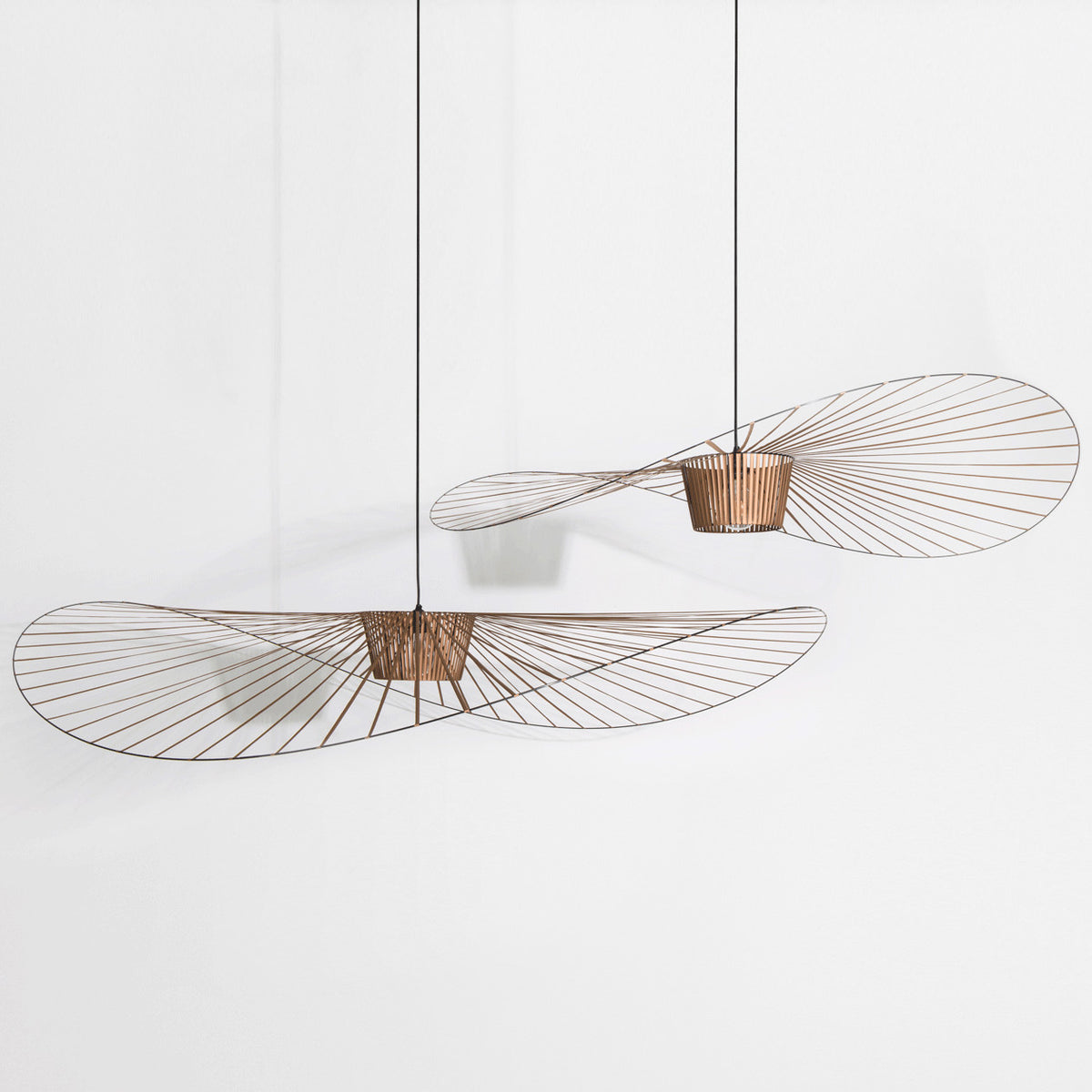 Moyenne Suspension Vertigo Ø140 cm de Constance Guisset - Petite Friture-Cuivre, autre vue-The Woods Gallery