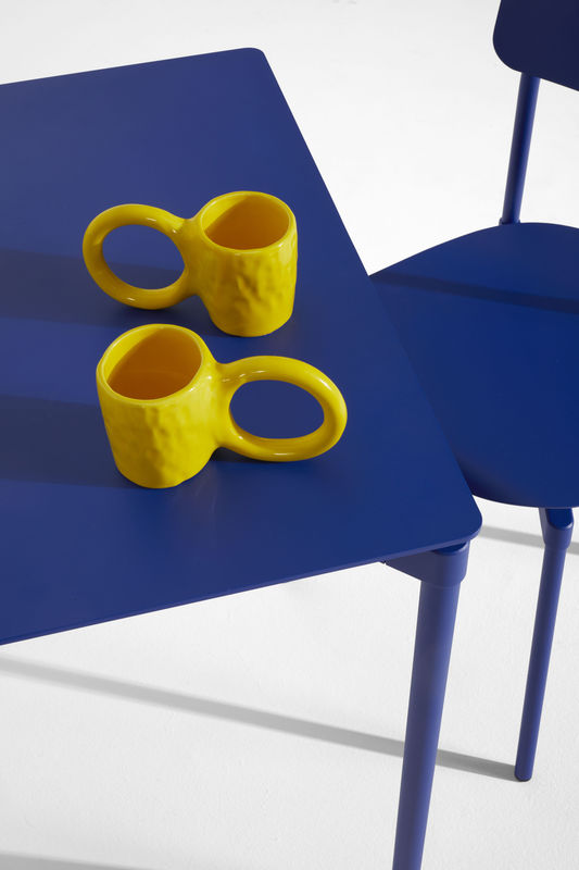 Mug Donut M de Pia Chevalier - Petite Friture-Jaune Lemon-The Woods Gallery