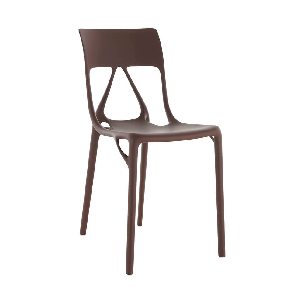 Nouveauté Chaise empilable A.I Lite de Philippe Starck - Kartell-Moka-The Woods Gallery