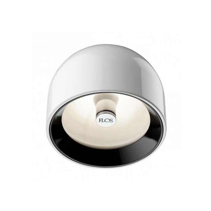 Plafonnier rond Wan par J. Grawunder - Flos-Blanc-The Woods Gallery