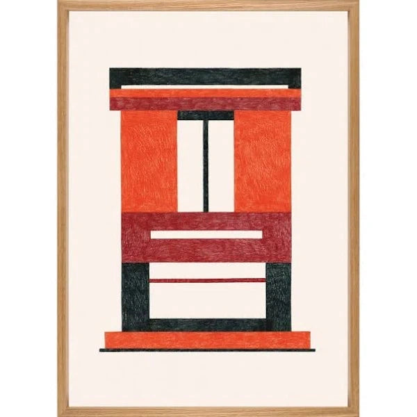 Poster Caldo de Nathalie du Pasquier - The Wrong Shop-Affiche encadrée bois chêne-The Woods Gallery