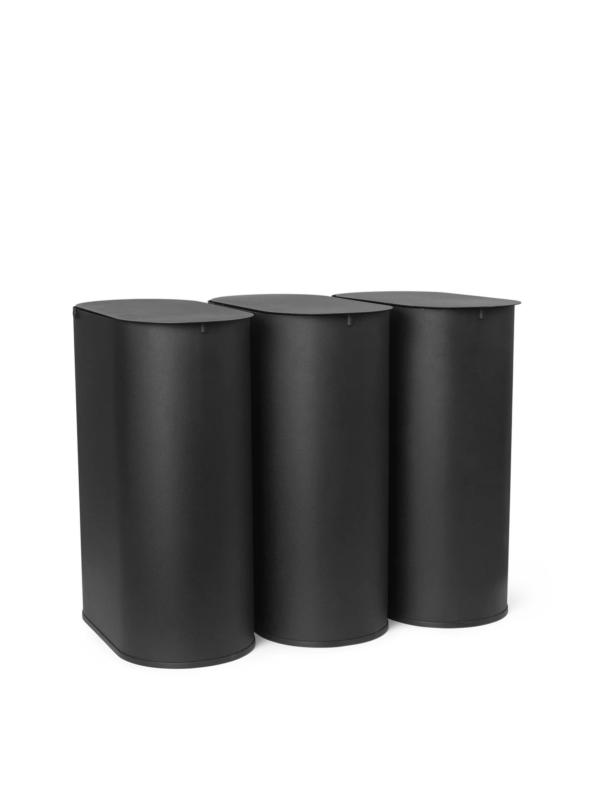 Poubelle Enkel - Ferm Living-Noir-The Woods Gallery