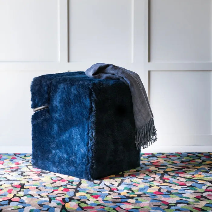 Pouf Blocco - Driade-Fuchsia-The Woods Gallery