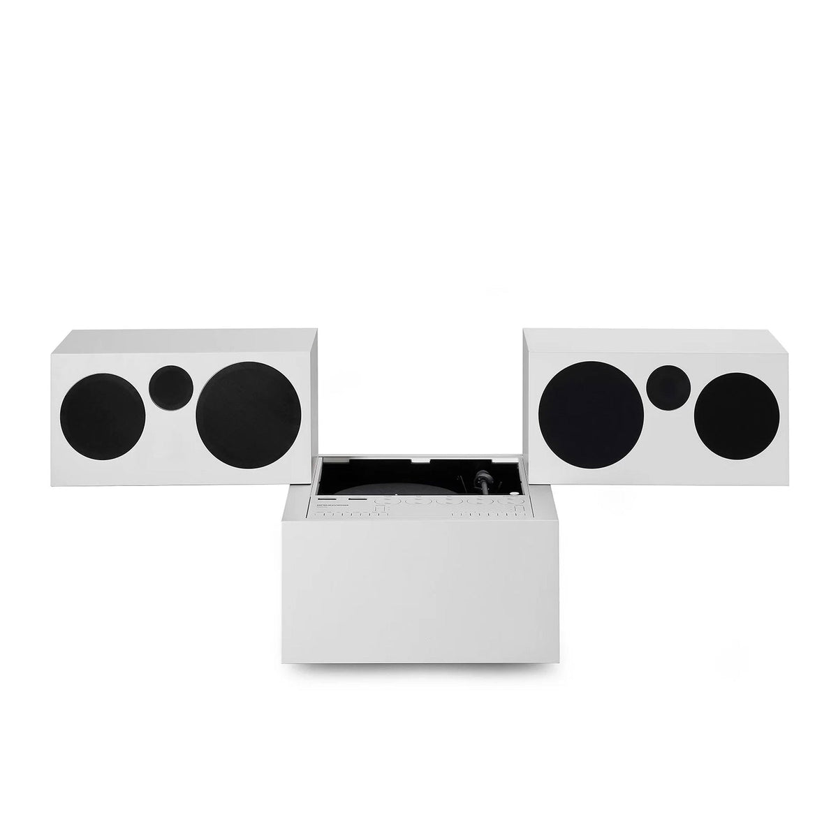 Radio-phonographeTotem rr 231 - Brionvega-Blanc-The Woods Gallery