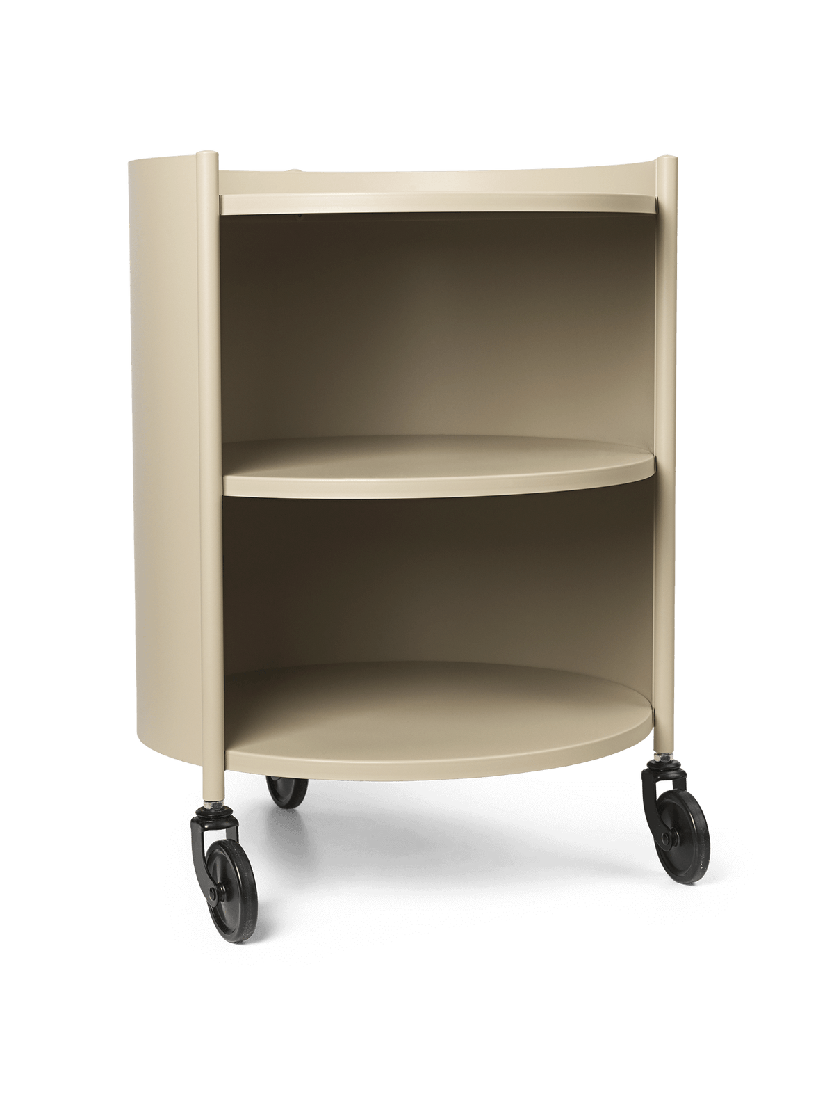 Rangement sur roulettes Eve Storage Ø 40 cm - Ferm Living-Beige-The Woods Gallery