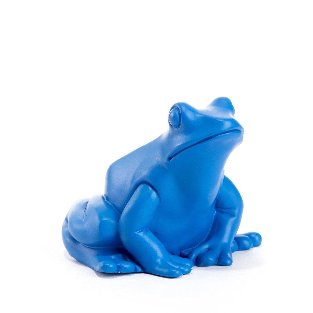 Sculpture Frog King de Ottmar Hörl - Grenouille-Bleu-Unsigned-The Woods Gallery