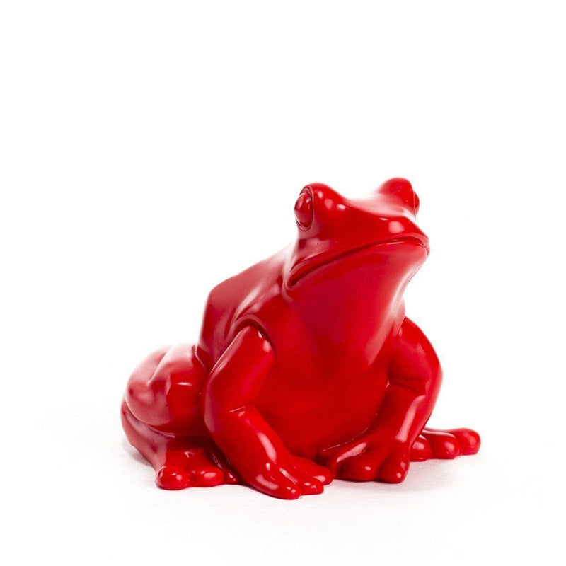 Sculpture Frog King de Ottmar Hörl - Grenouille-Rouge-Unsigned-The Woods Gallery