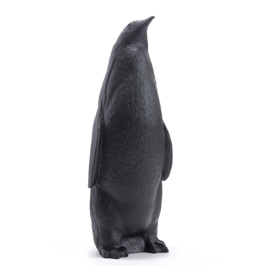 Sculpture Penguin head up de Ottmar Hörl - Pingouin tête en haut-Noir-Unsigned-The Woods Gallery
