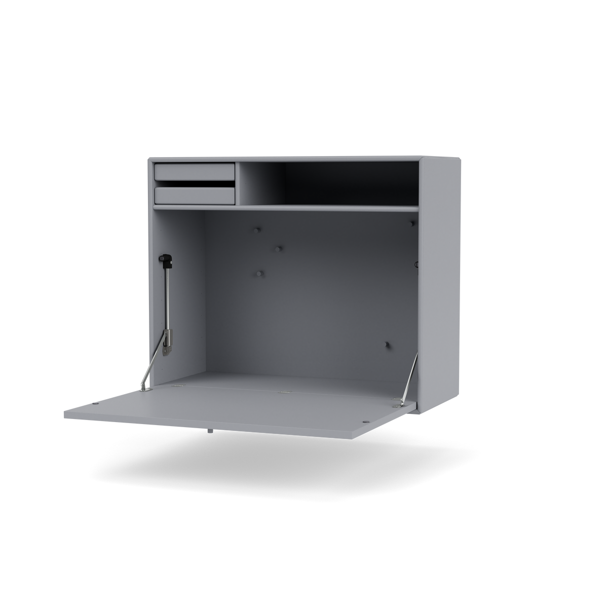 Secrétaire Modulable Studio par Peter J. Lassen, laque 100 Graphic, suspendu au mur, packshot Montana