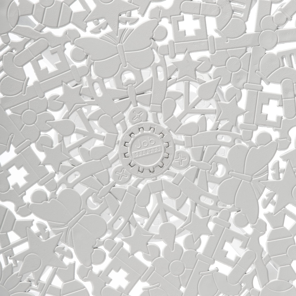 Table ronde Industry Collection de Studio Job - Seletti-Blanc-The Woods Gallery