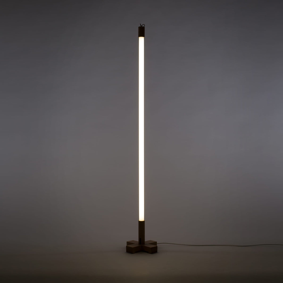 Lampe néon Linea LED de Selab + Alessandro Zambelli - Seletti-Blanc-The Woods Gallery