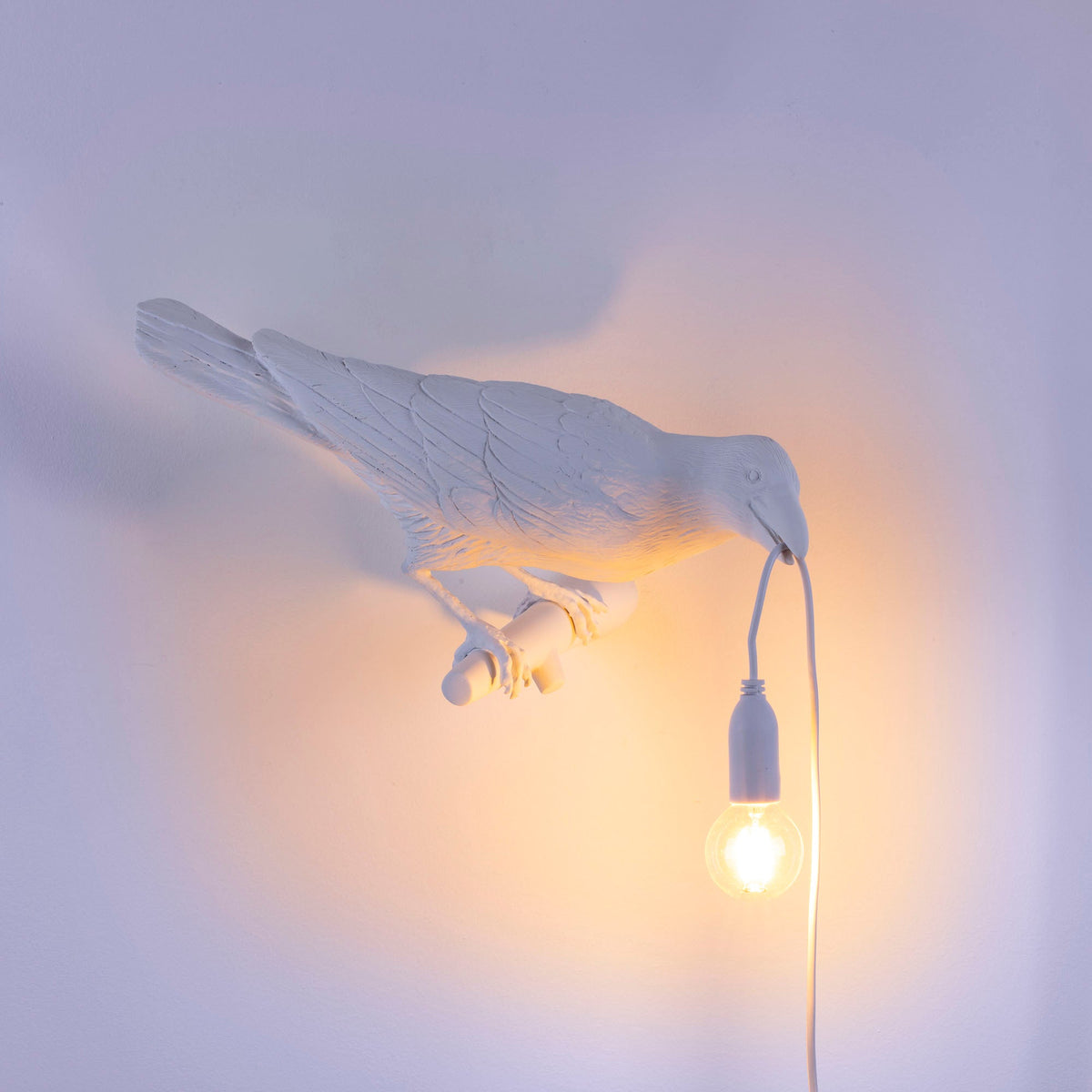 Applique Bird Lamp Looking Right extérieur de Marcantonio - Seletti-vue 2-The Woods Gallery