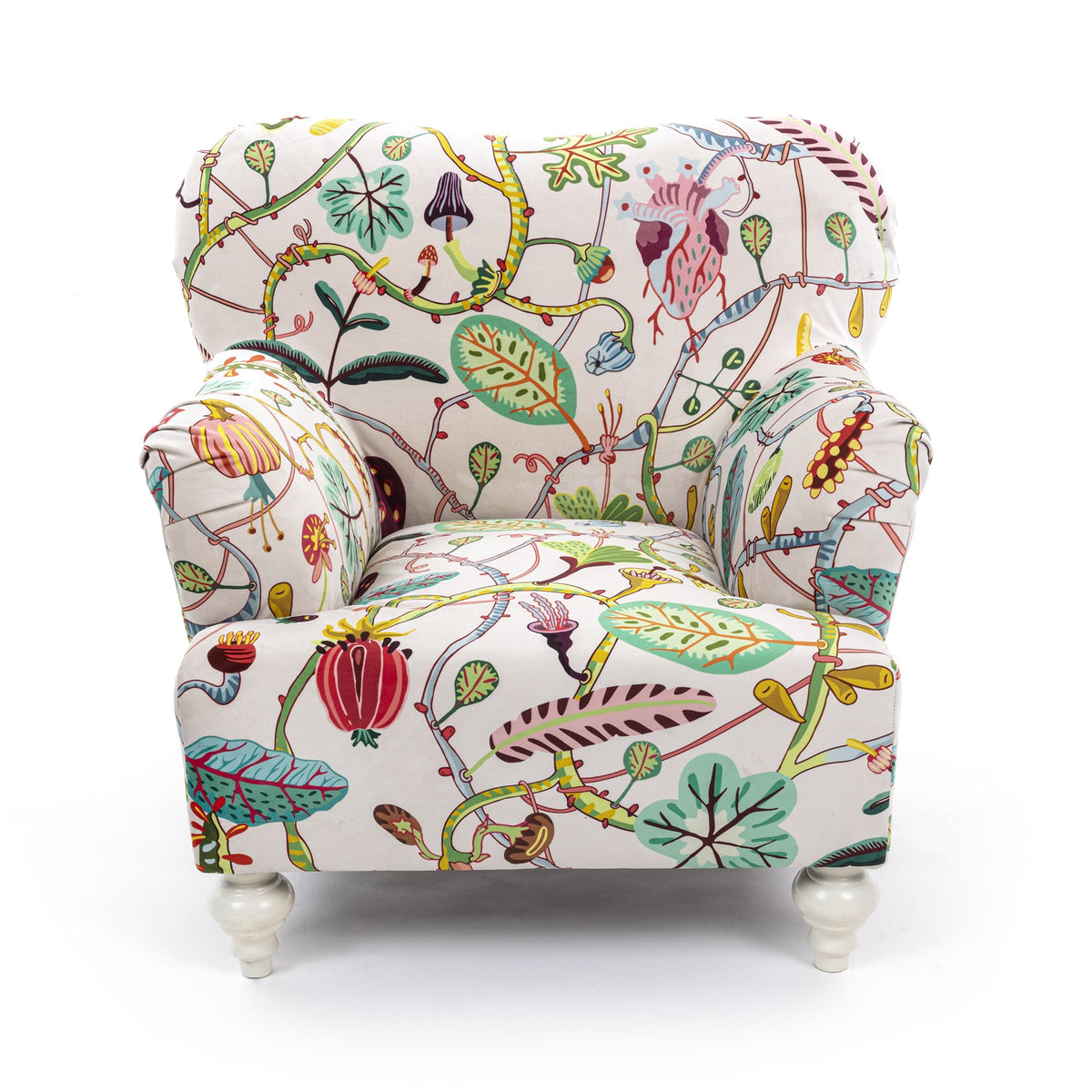 Fauteuil Botanical Diva blanc de Marcantonio - Seletti-vue 1-The Woods Gallery