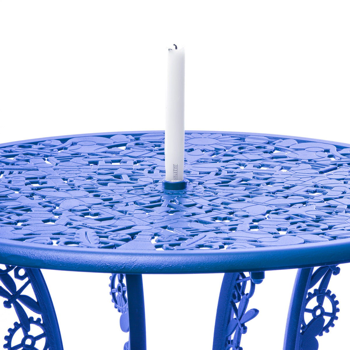Table ronde Industry Collection de Studio Job - Seletti-Bleu-The Woods Gallery