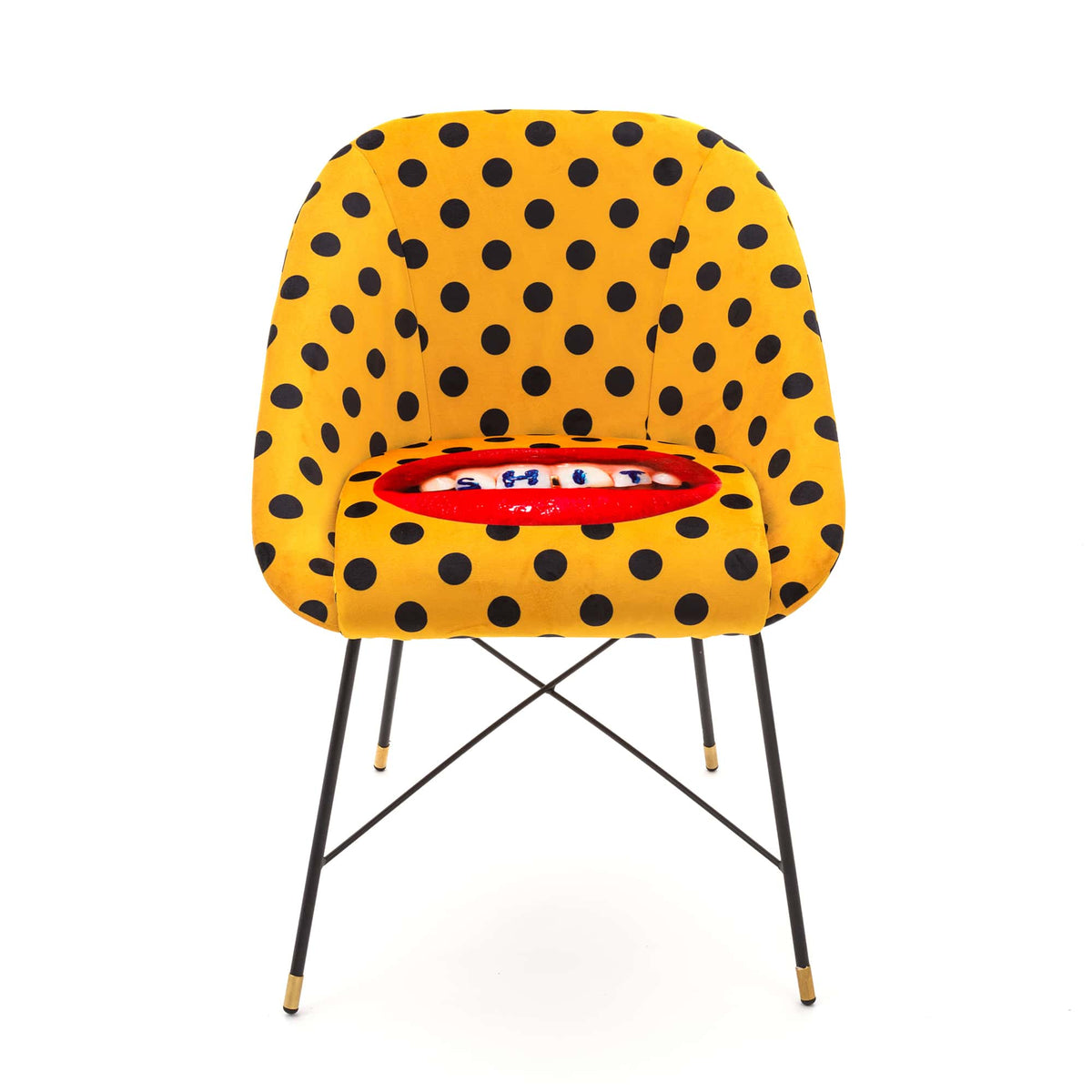 Chaise rembourrée Shit de ToiletPaper - Seletti-vue 1-The Woods Gallery