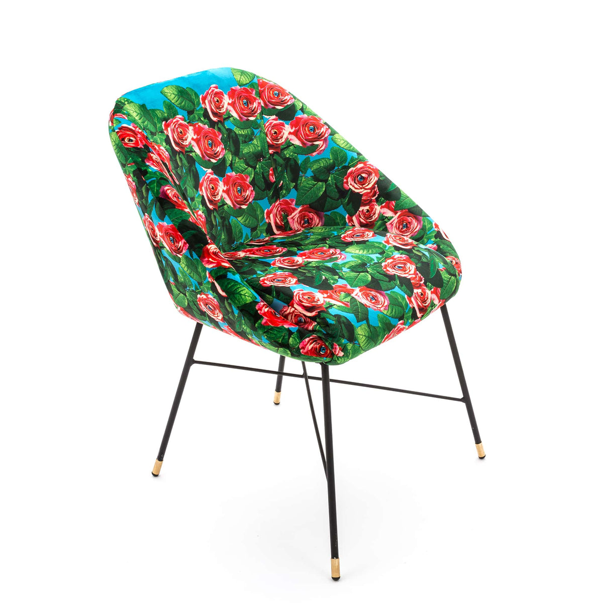 Chaise rembourrée Roses de ToiletPaper - Seletti-vue 2-The Woods Gallery
