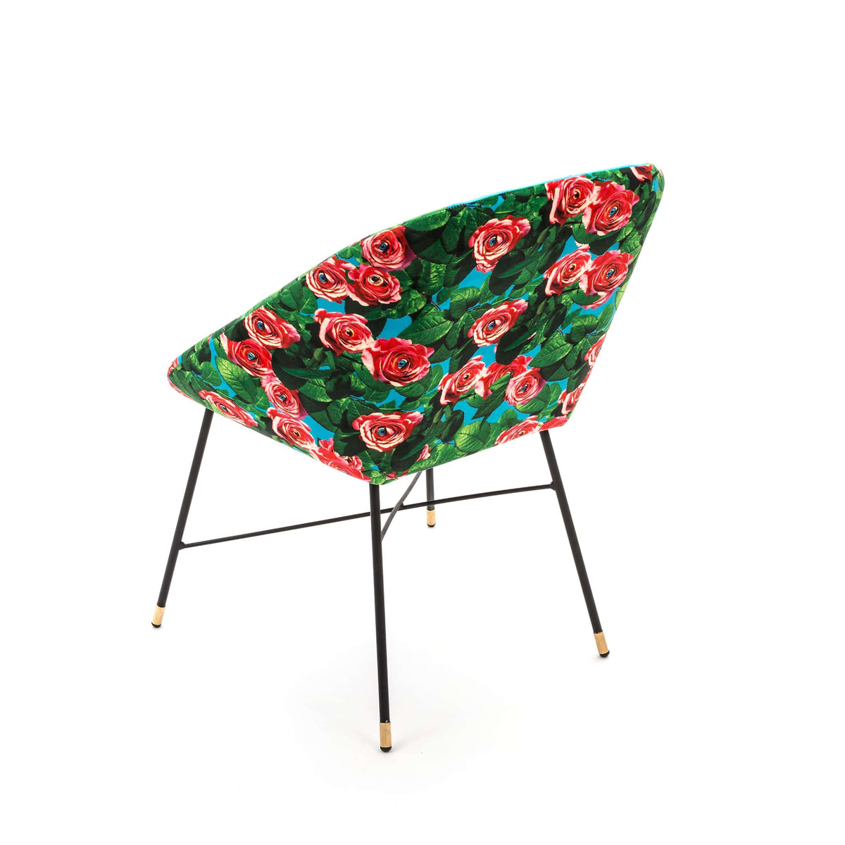 Chaise rembourrée Roses de ToiletPaper - Seletti-vue 3-The Woods Gallery