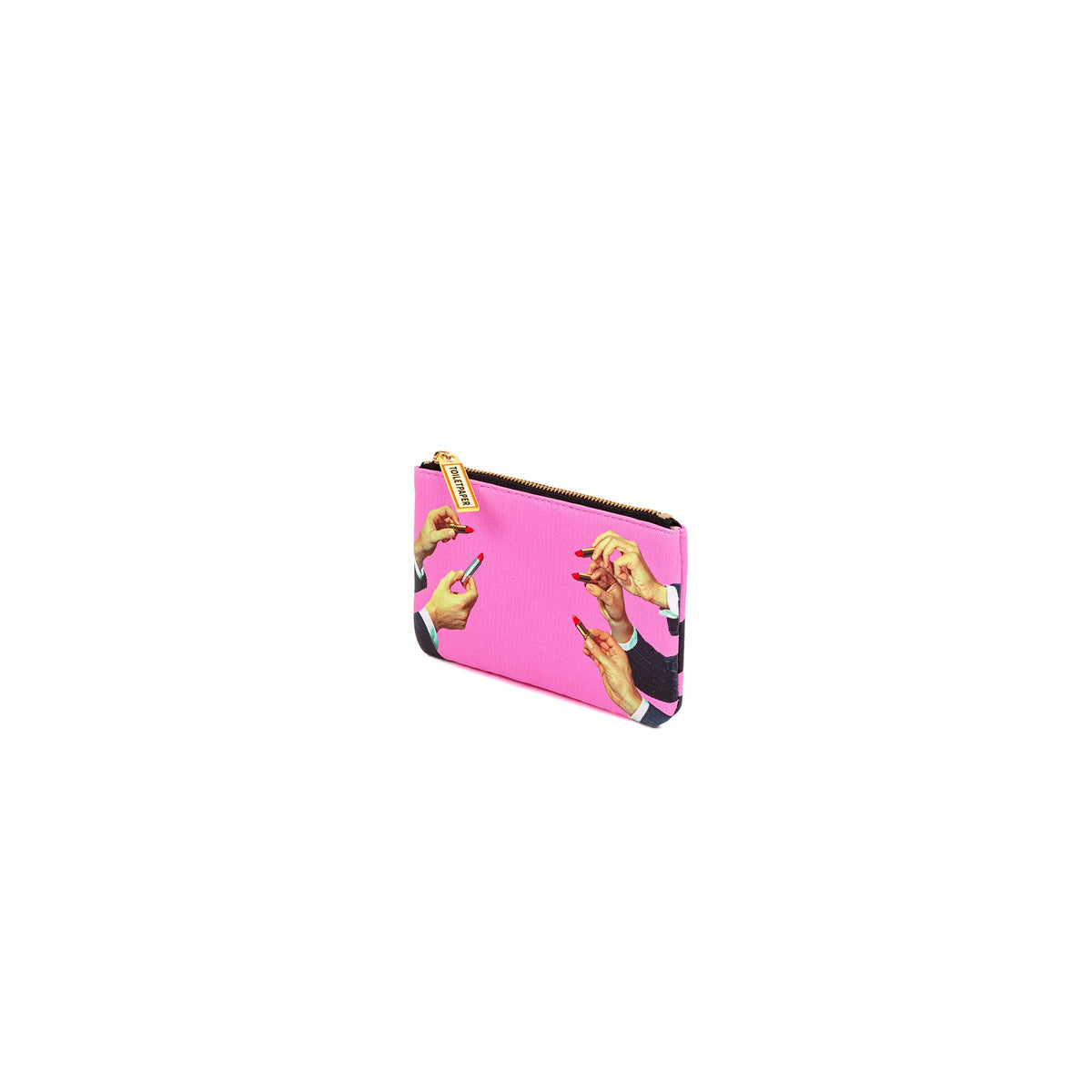 Porte-monnaie Lipsticks Pink de ToiletPaper - Seletti-vue 2-The Woods Gallery