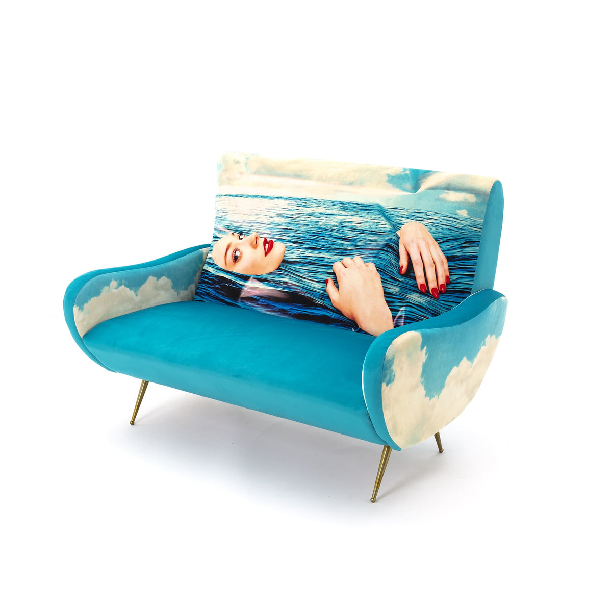 Canapé 2 places Sea Girl de ToiletPaper - Seletti-vue 3-The Woods Gallery