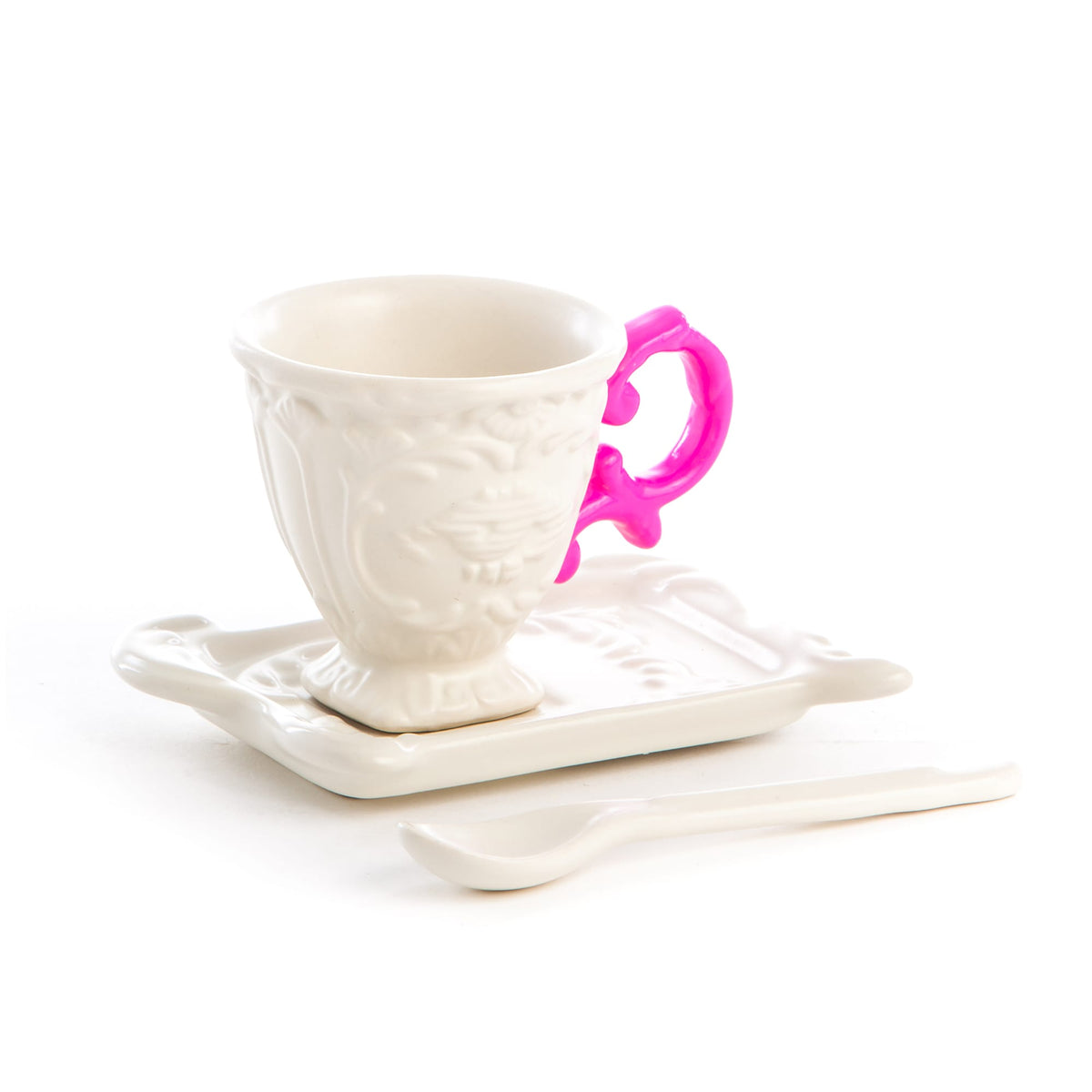 Tasse à café I-Wares fuchsia de Selab - Seletti-vue 3-The Woods Gallery