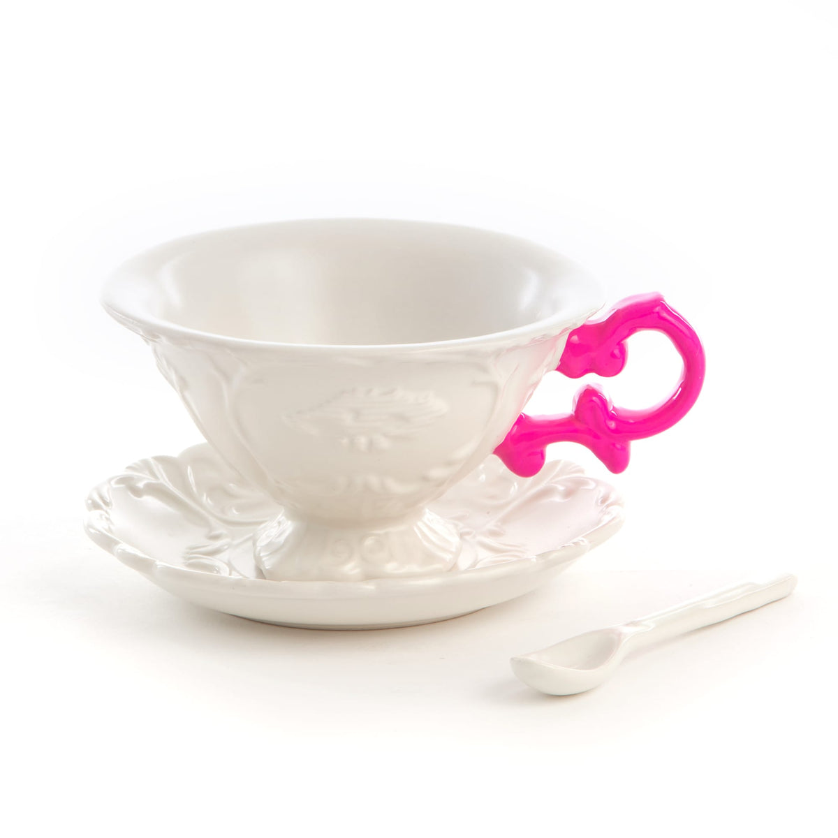 Tasse à thé I-Wares fuchsia de Selab - Seletti-vue 1-The Woods Gallery