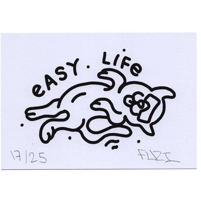 Sérigraphie Easy Life - Fuzi-The Woods Gallery