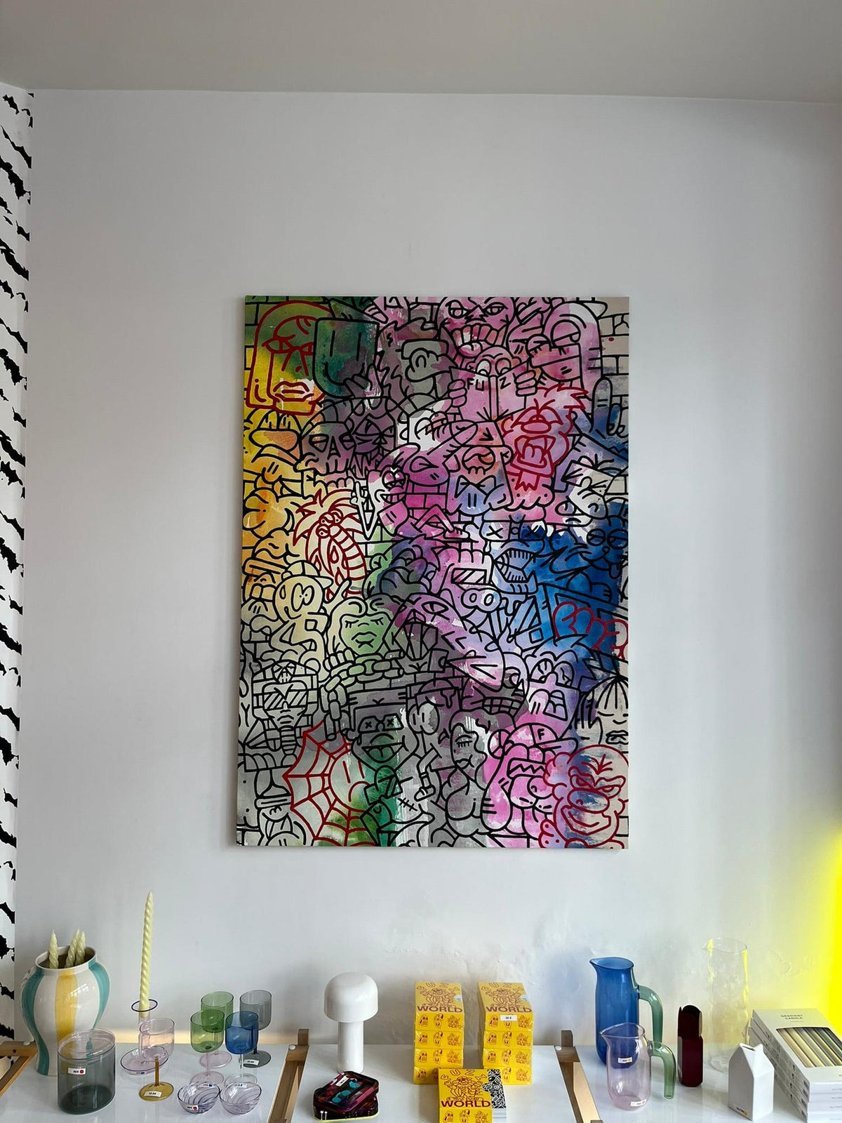 "Spectrum 3000" – Toile originale - Fuzi-The Woods Gallery