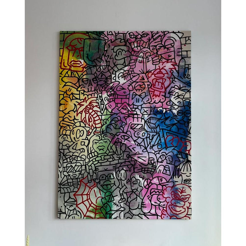 "Spectrum 3000" – Toile originale - Fuzi-The Woods Gallery