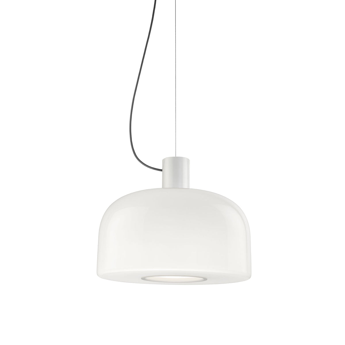 Suspension Bellhop Glass S2 de Barber & Osgerby - Flos-Blanc-The Woods Gallery