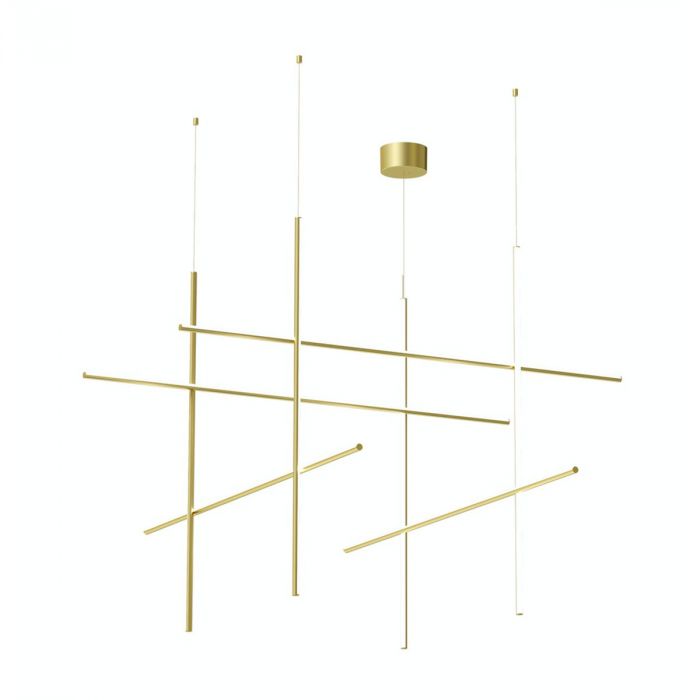 Suspension Coordinates Module S de Michael Anastassiades - Flos-Champagne-The Woods Gallery